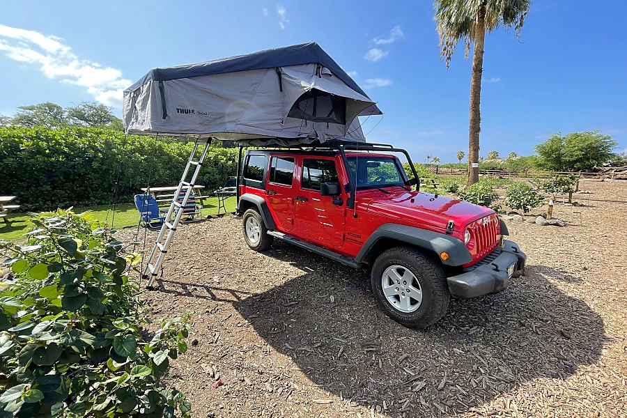 Should You Rent a Car With Camper Tent Top On Maui?
