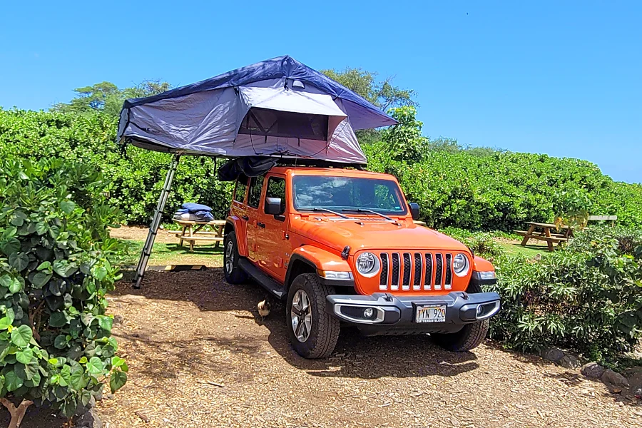 Camping On Maui Hawaii